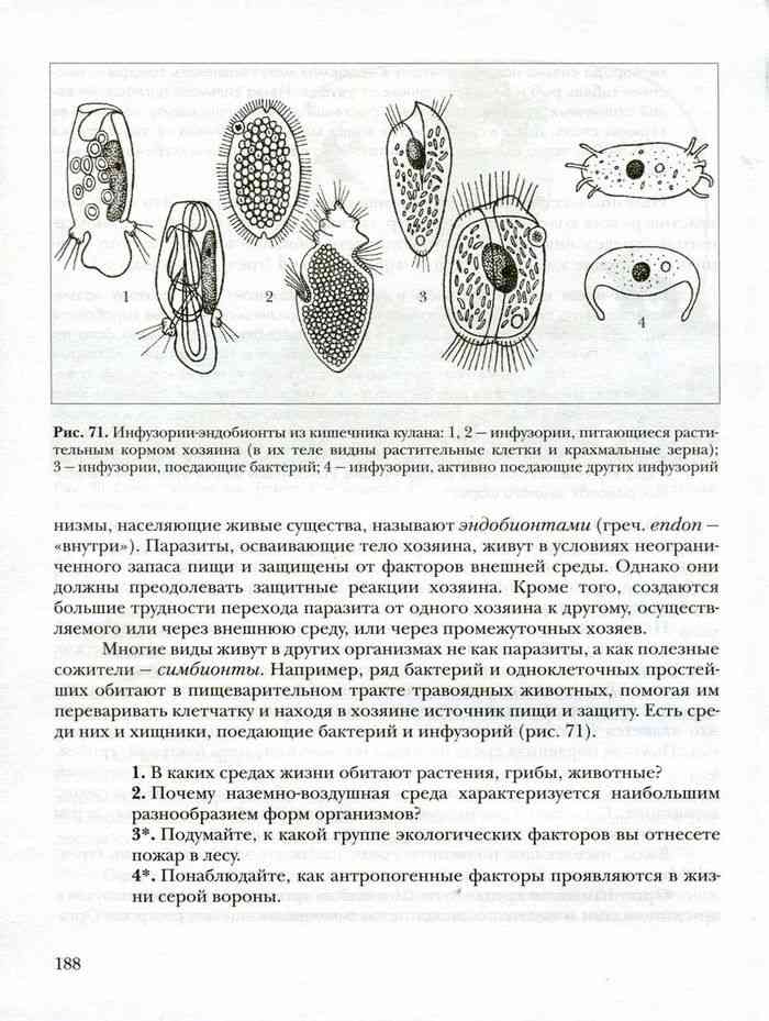 Биология 6 класс учебник пономарева 15 параграф
