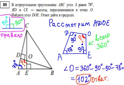 Математика егэ 2014 - решение досрочного варианта 2014, В8