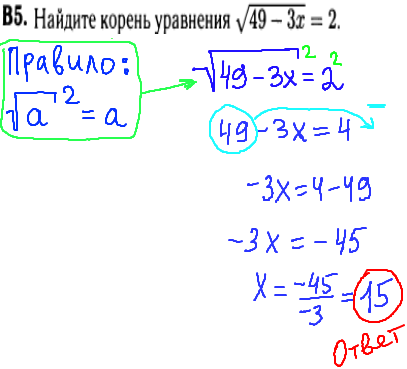 Математика егэ 2014 - решение задания В5 - уравнение