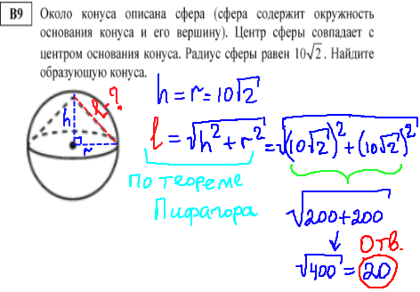 ЕГЭ по математике - решение b9
