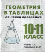 Геометрия в таблицах. 10-11 классы
