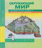 Окружающий мир. 1 класс. Проверочные работы в тестовой форме
