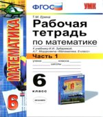Рабочая тетрадь по математике. 6 класс. В 2 частях. К учебнику И.И. Зубаревой, А.Г. Мордкович.
