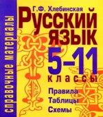 Русский язык. 5-11 классы. Справочные материалы