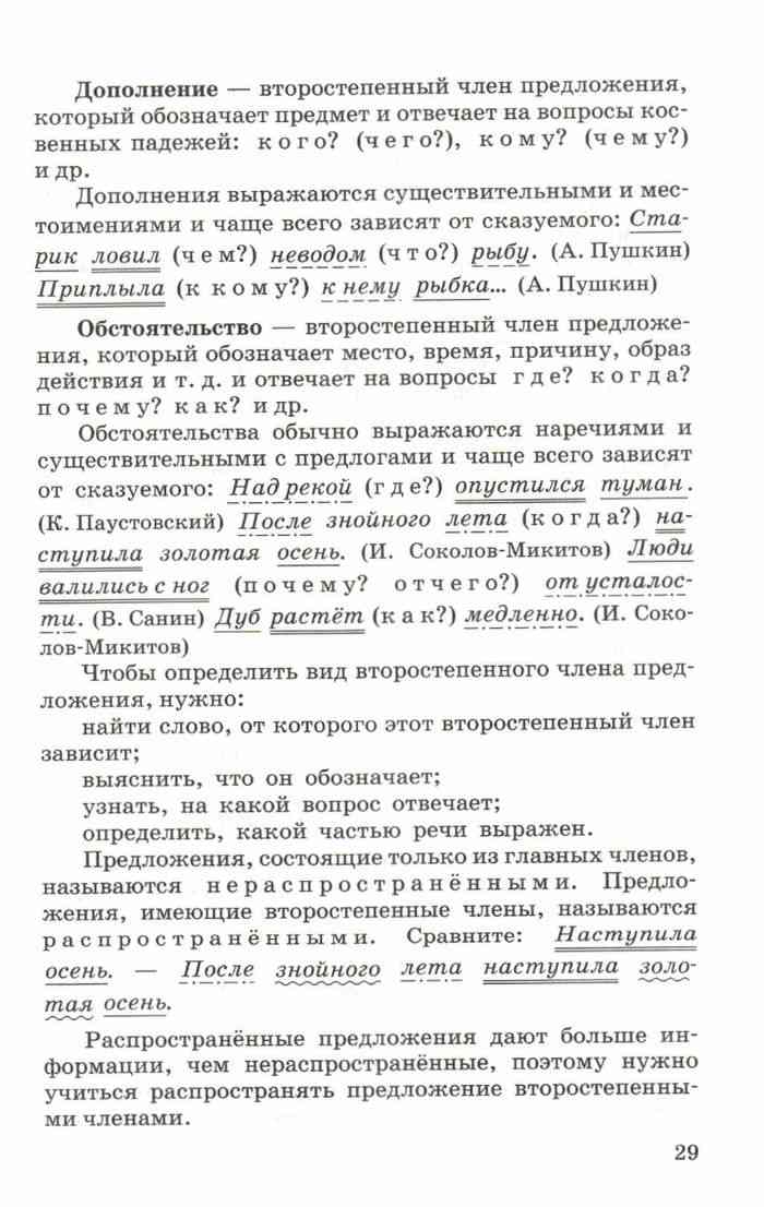 Теорема по русскому языку за 5-9 класс учебник Бабайцева. Читать чеснокова 5 класс
